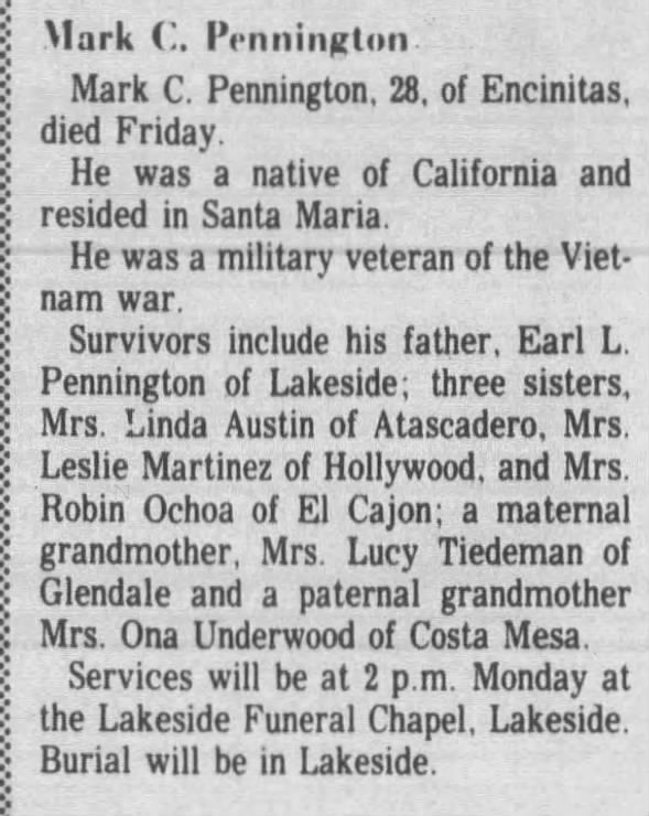 Clipping from Santa Maria Times